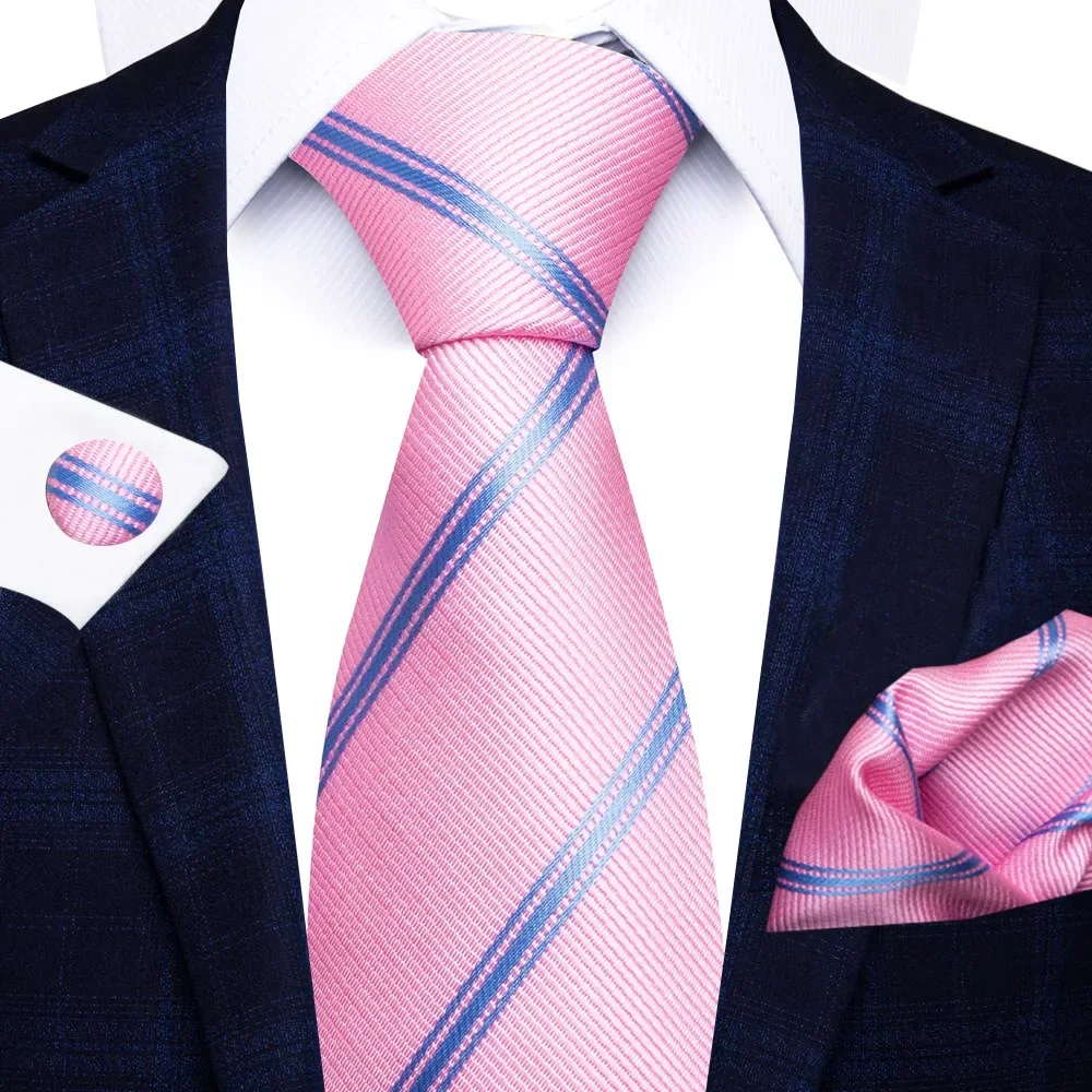 Men Formal Wear With Scarf - Cravate en soie Polyester de haute