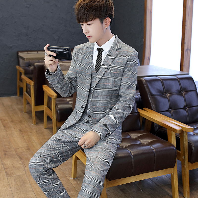 Korean Men Formal Wear - Ensemble de costume slim fit pour