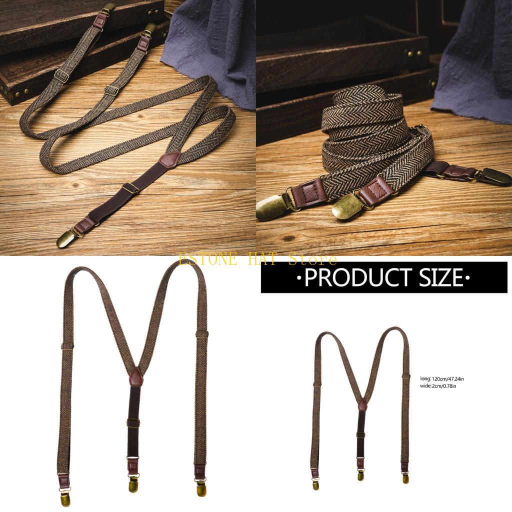 Men'S Formal Wear With Suspenders - 49MF – bretelles élastiques pour hommes,
