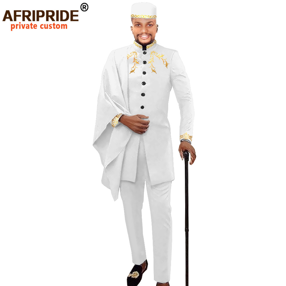Men Formal Wear Pinterest - AFRIPRIDE-Vêtements africains pour hommes, ensemble 3