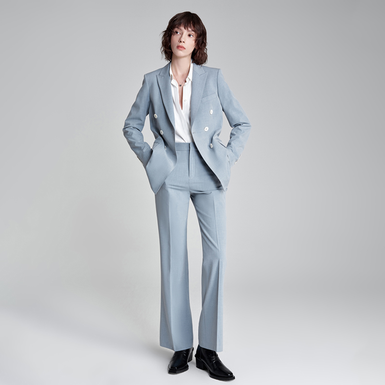Allingentle – ensemble 2 pièce - Double Breasted Blazer avis et prix