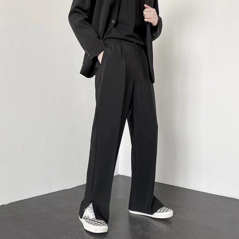 Gris kaki noir costume pantalo - Korean Men Formal Wear avis et prix