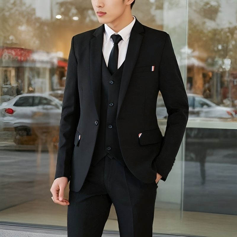 Costume 2 pièces slim fit pour - Korean Men Formal Wear avis et prix