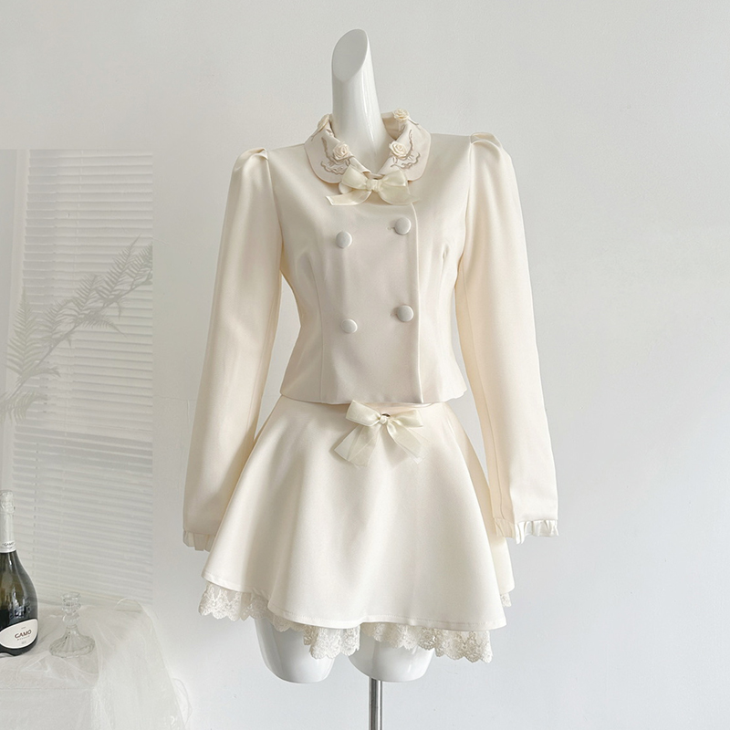 Ensemble 2 pièces pour femmes, - Double Breasted Blazer avis et prix