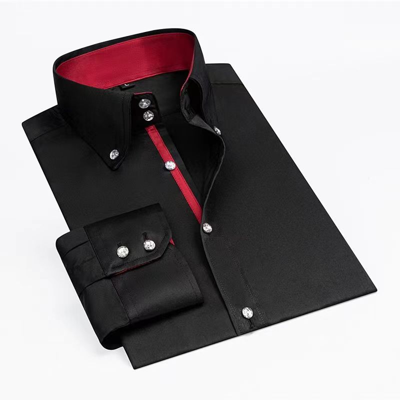 Hommes robe de créateur chemis - Korean Men Formal Wear avis et prix