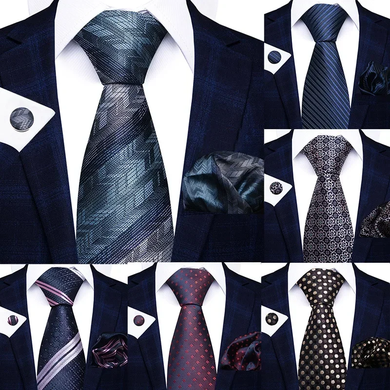 Cravate en soie Polyester de h - Men Formal Wear With Scarf avis et prix