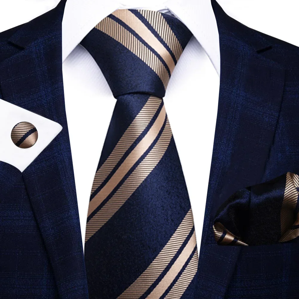 Cravate en soie Polyester de h - Men Formal Wear With Scarf avis et prix
