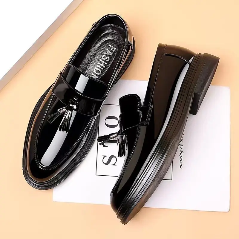 Chaussures en cuir verni noir  - Men Formal Wear Pinterest avis et prix
