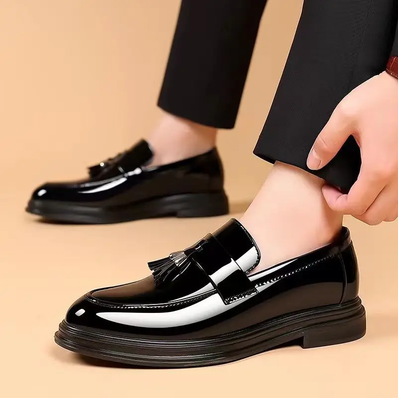 Chaussures en cuir verni noir  - Men Formal Wear Pinterest avis et prix