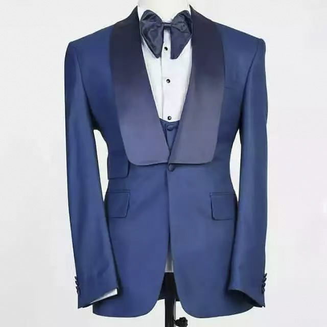 Ensemble de costume bleu pour  - Men Formal Party Wear Outfit avis et prix