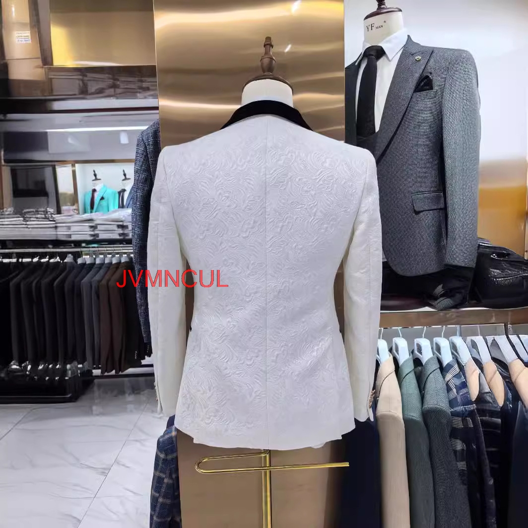 Costume 3 Pièces Homme Slim Fi - Men Formal Party Wear Outfit avis et prix