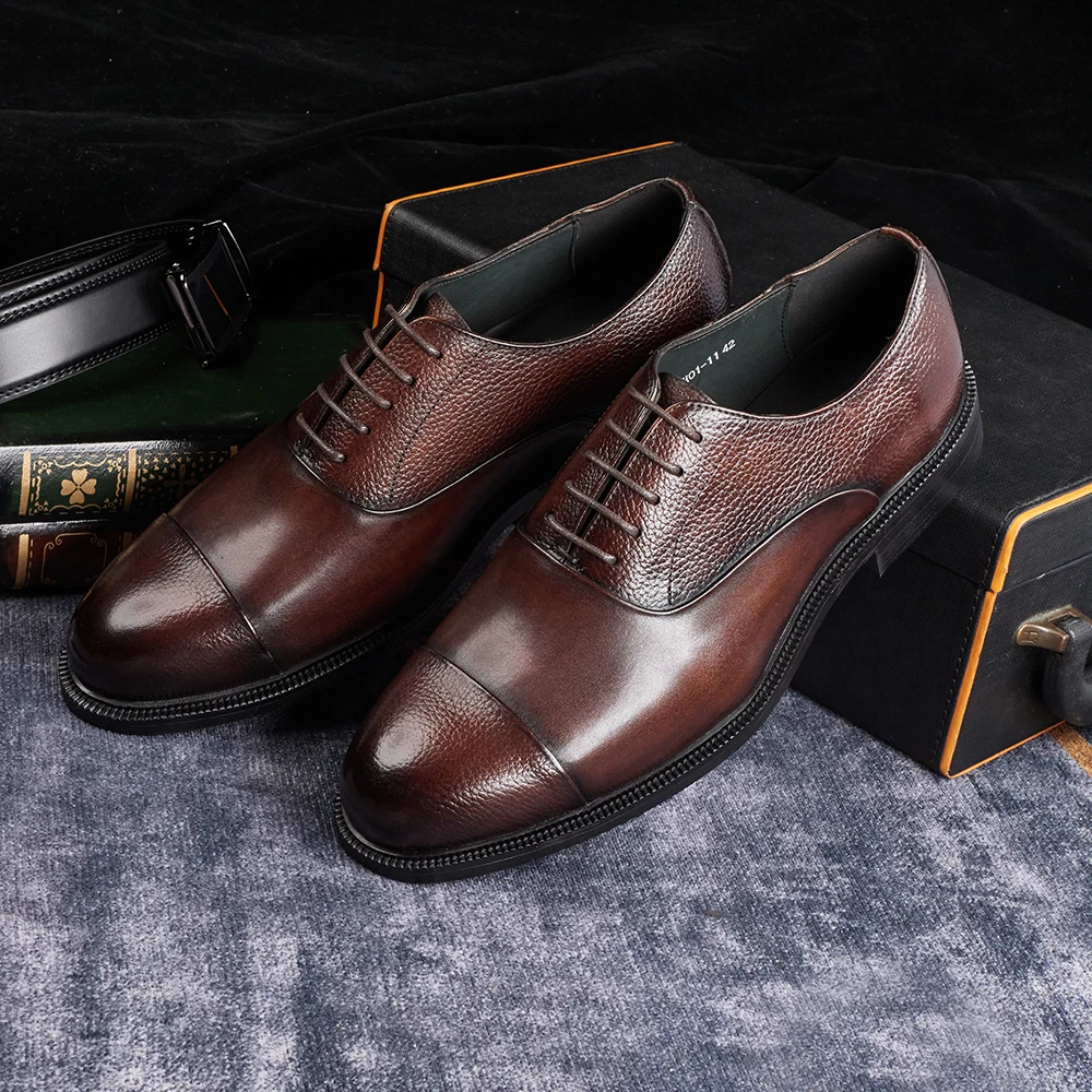 Chaussures Oxford en cuir de v - Men Formal Wear Pinterest avis et prix
