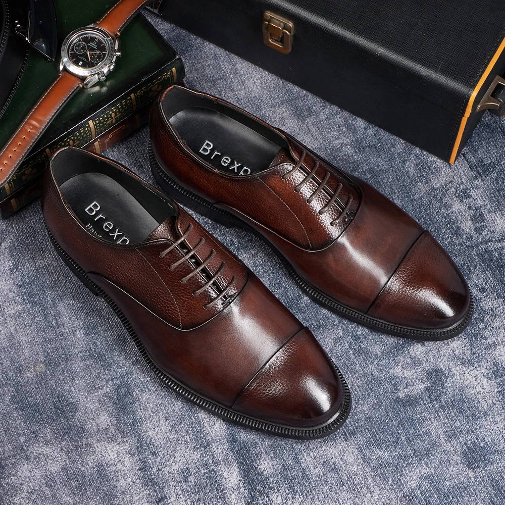 Chaussures Oxford en cuir de v - Men Formal Wear Pinterest avis et prix