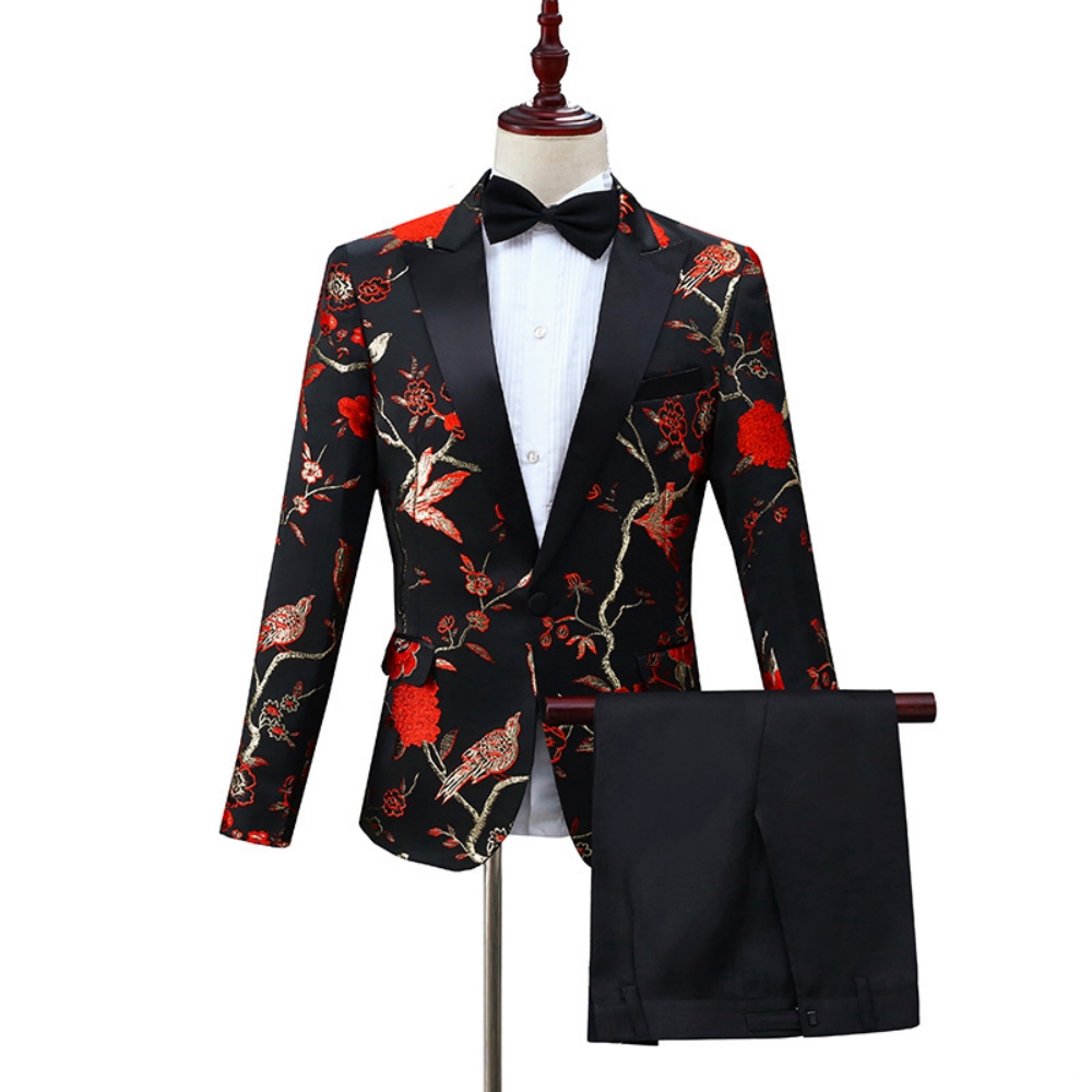 Ensemble de costume Jacquard e - Men Formal Party Wear Outfit avis et prix