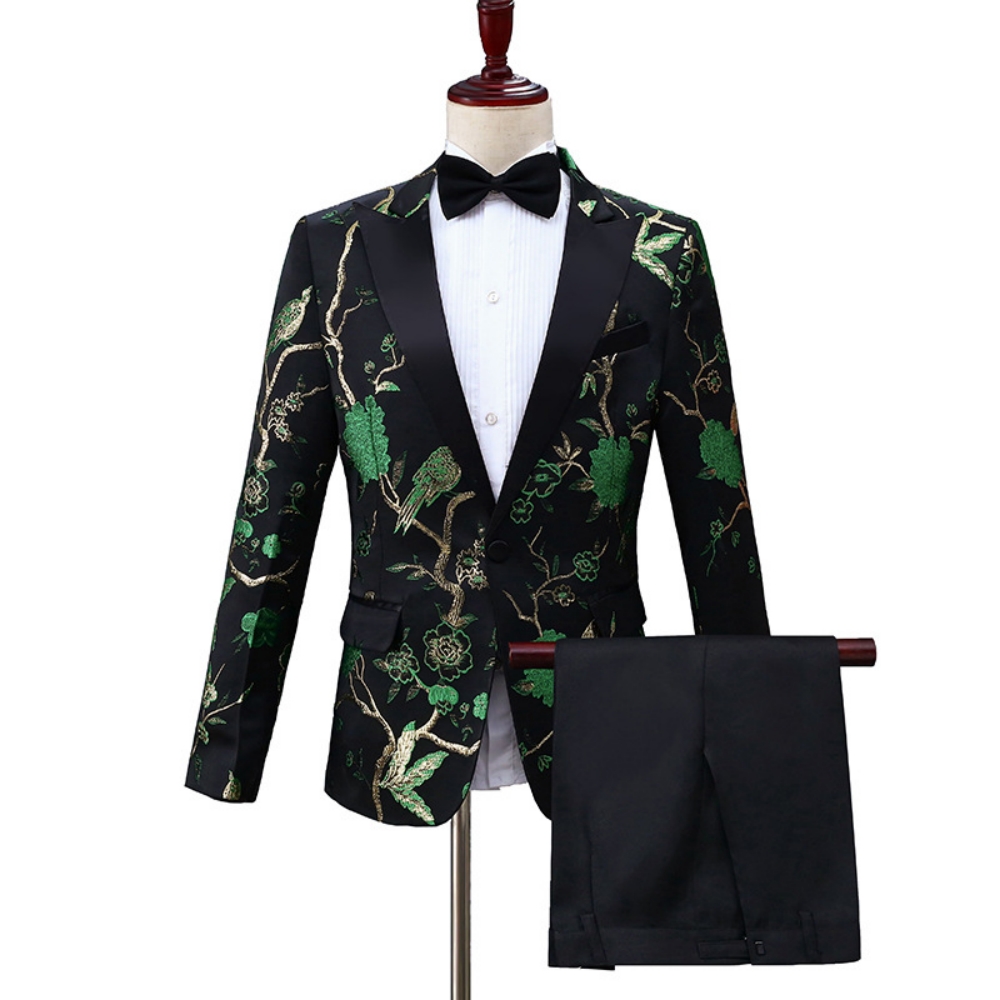 Ensemble de costume Jacquard e - Men Formal Party Wear Outfit avis et prix