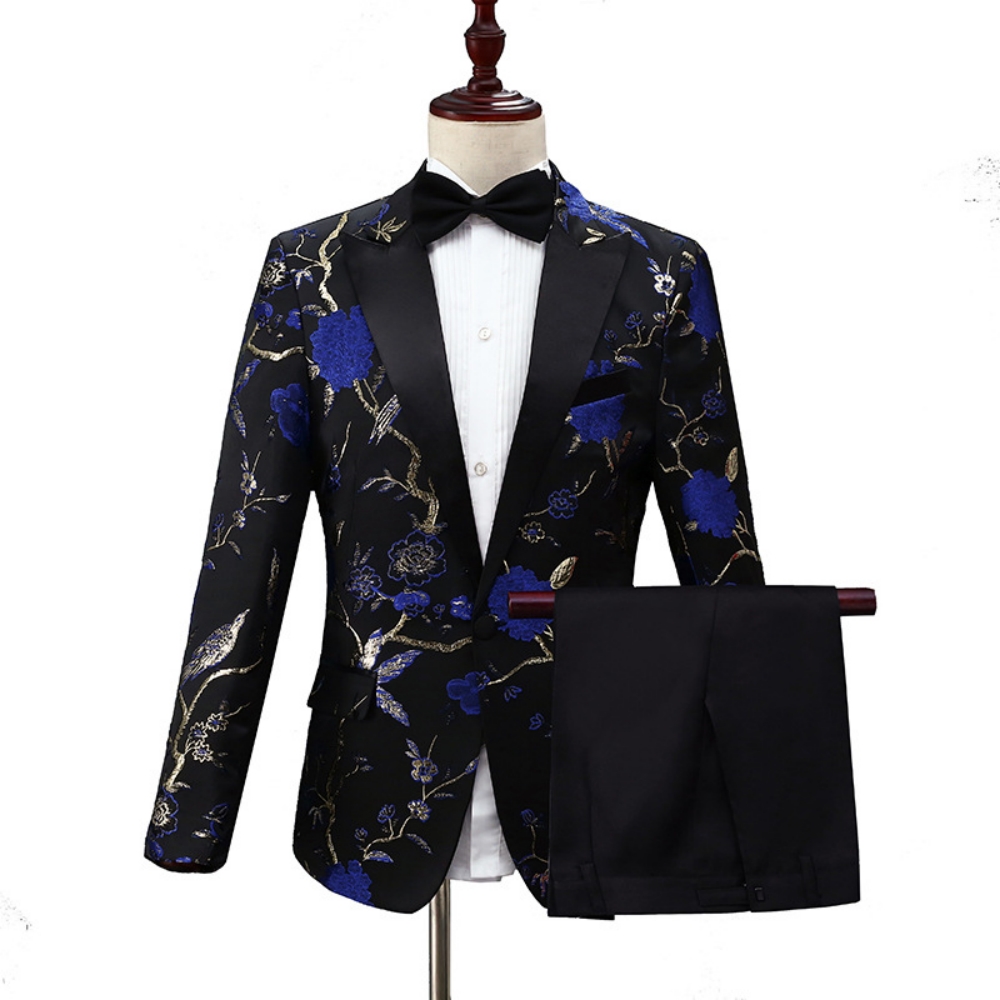 Ensemble de costume Jacquard e - Men Formal Party Wear Outfit avis et prix