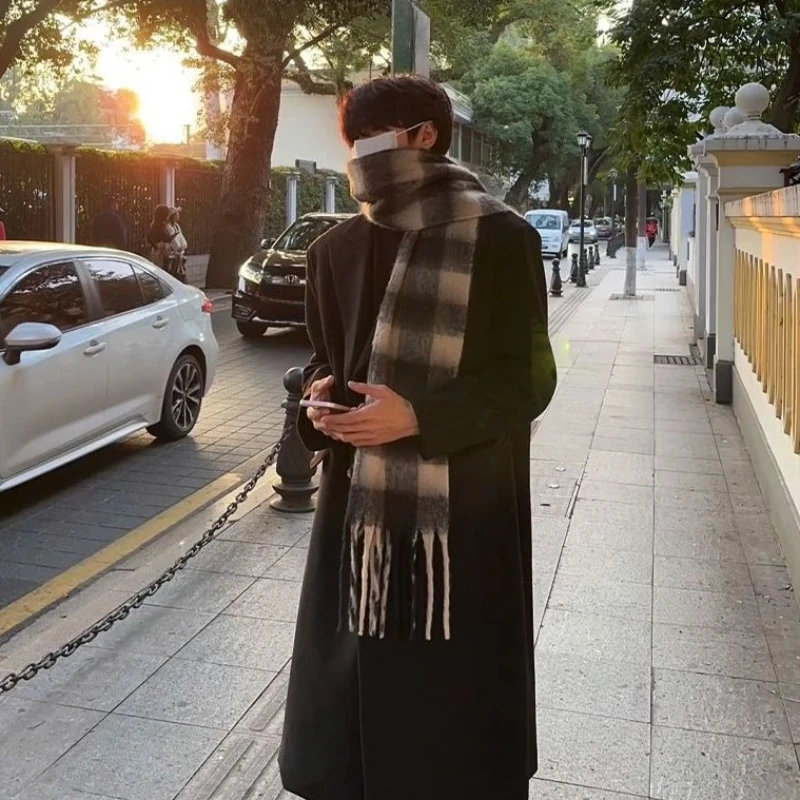 Manteau en laine pour hommes d - Korean Men Formal Wear avis et prix