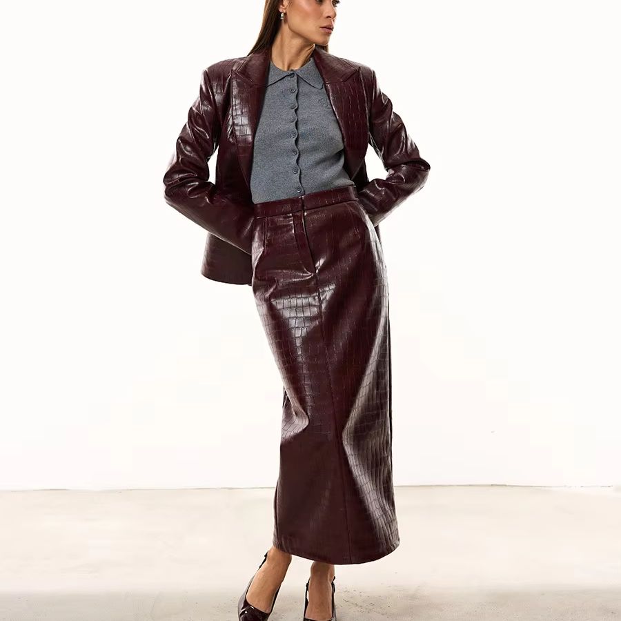 Ensemble 2 pièces IG pour femm - Double Breasted Blazer avis et prix