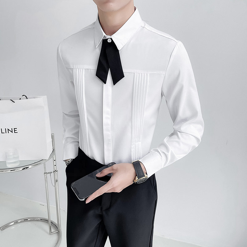 Chemise de luxe pour hommes, c - Korean Men Formal Wear avis et prix