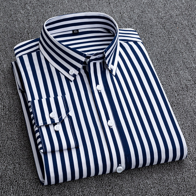 Chemise rayée à carreaux à man - Korean Men Formal Wear avis et prix