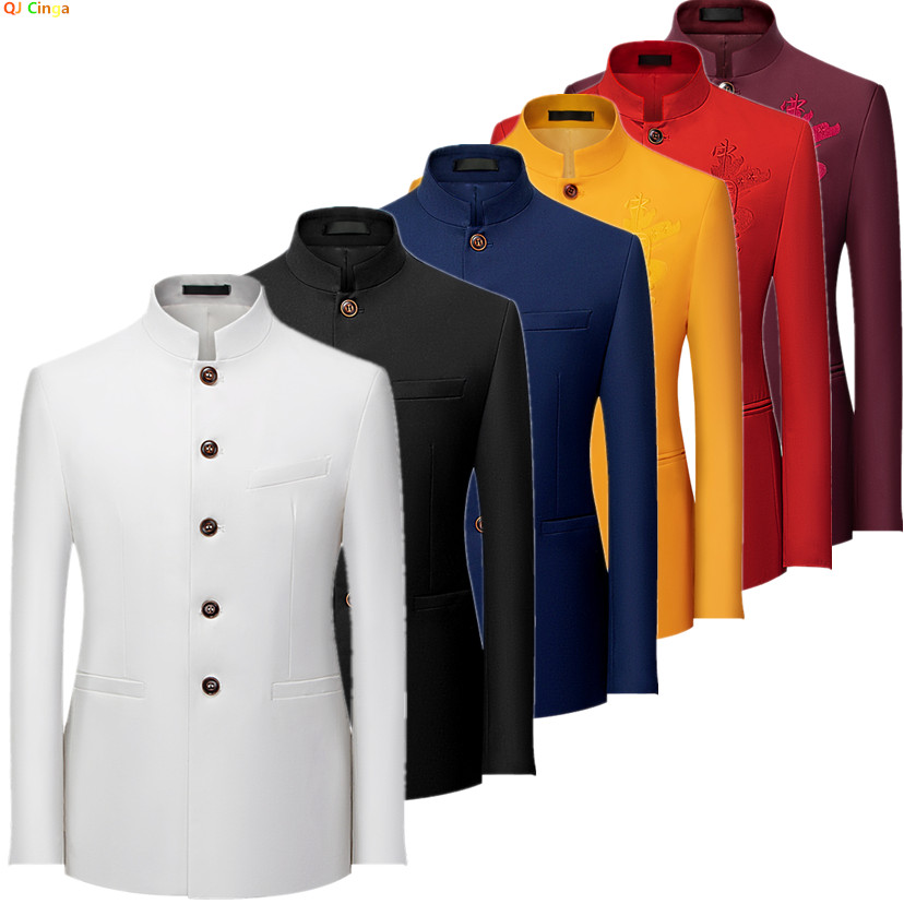 Veste de costume à manches lon - Korean Men Formal Wear avis et prix
