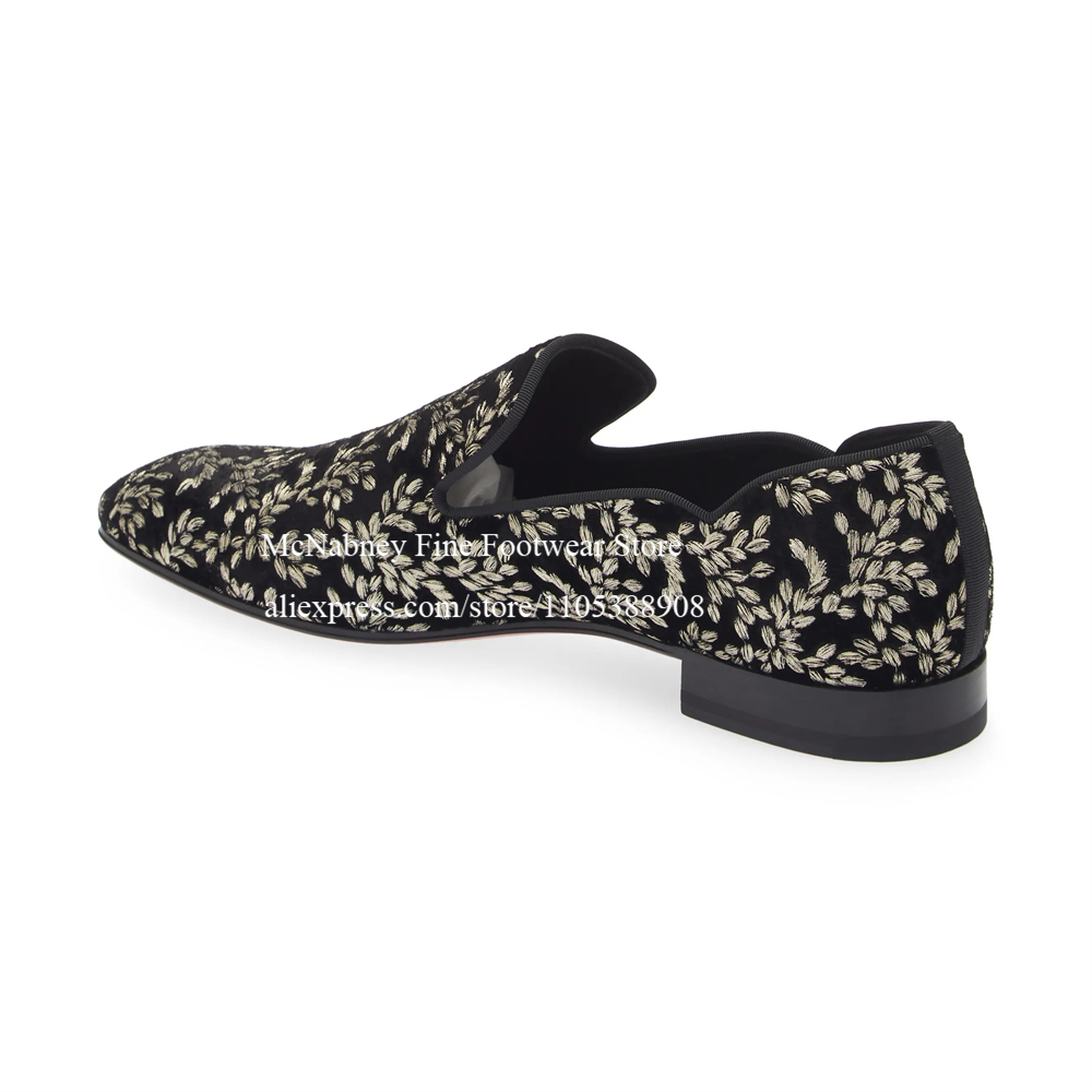 Mocassins noirs en velours de  - Men'S Formal Party Wear Shoes avis et prix