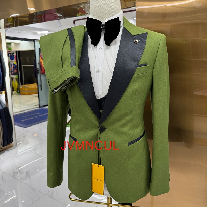 Costume 3 Pièces Homme Slim Fi - Men Formal Party Wear Outfit avis et prix