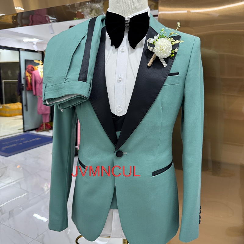 Costume 3 Pièces Homme Slim Fi - Men Formal Party Wear Outfit avis et prix