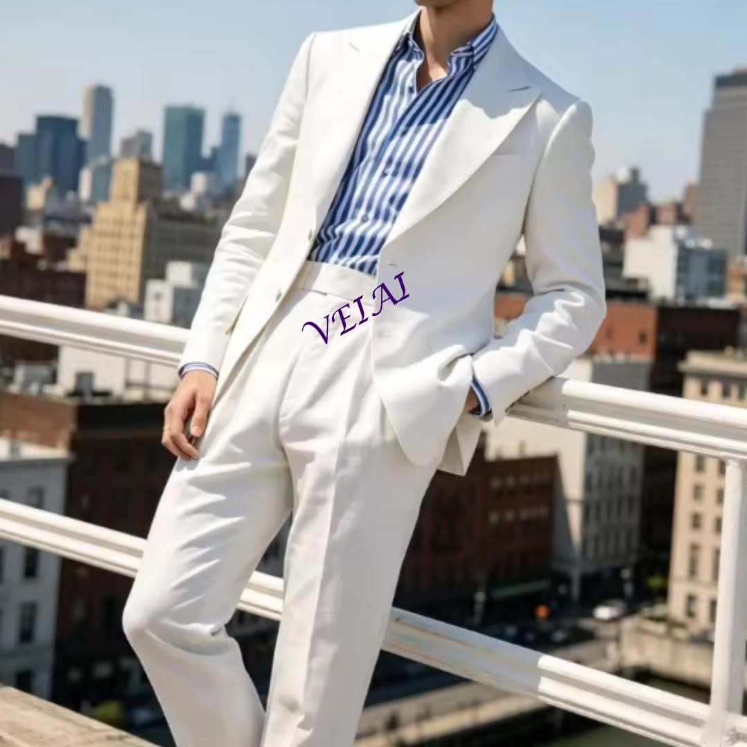 Costume homme 2 pièces en lin  - Men'S Relaxed Formal Wear avis et prix