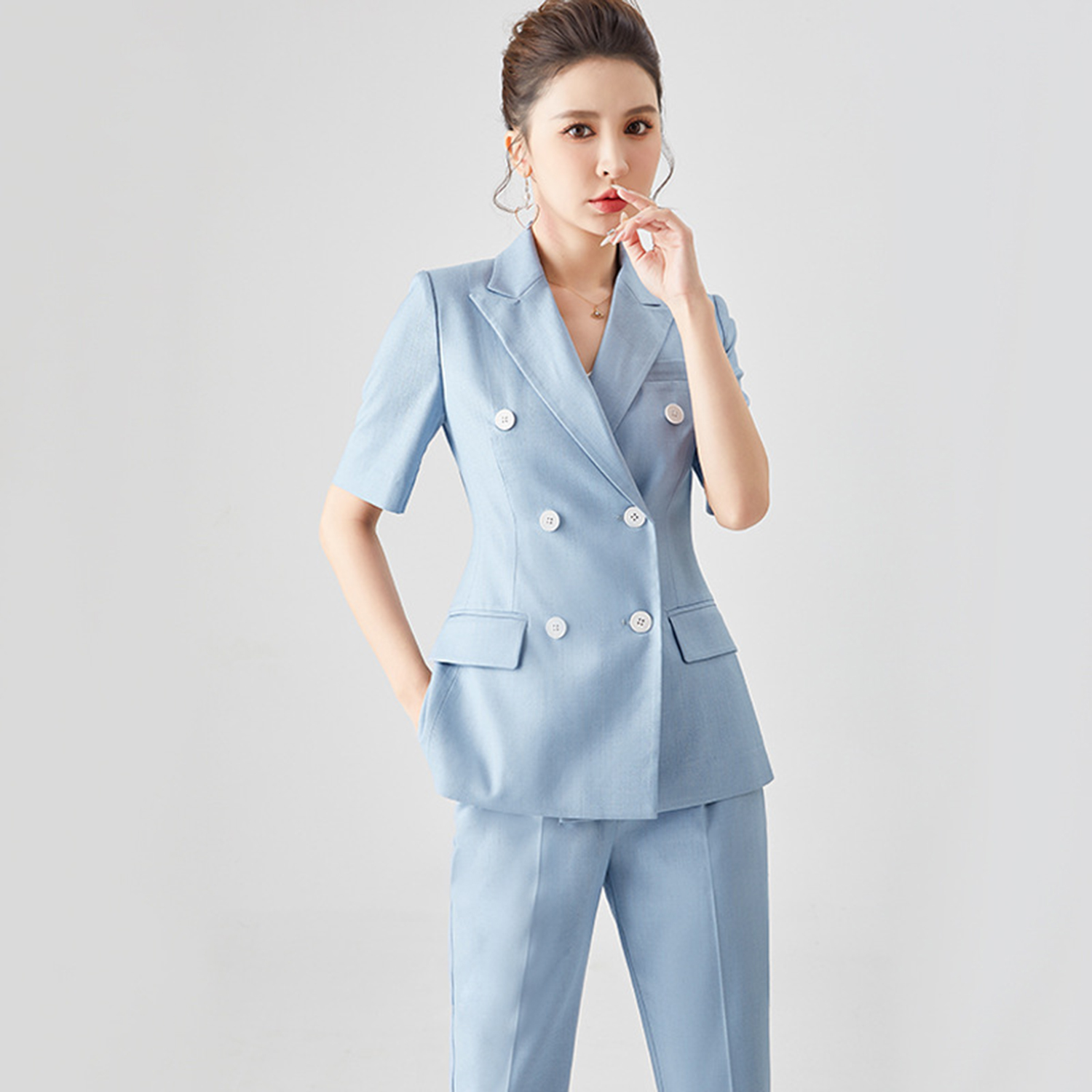 Costume pour femme Allingentle - Double Breasted Blazer avis et prix