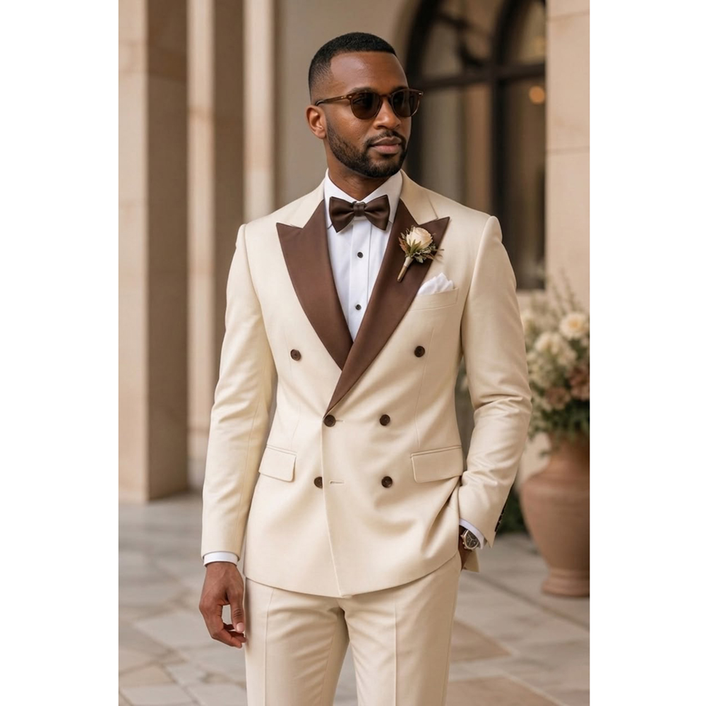 Costume de smoking croisé pour - Men Formal Party Wear Outfit avis et prix