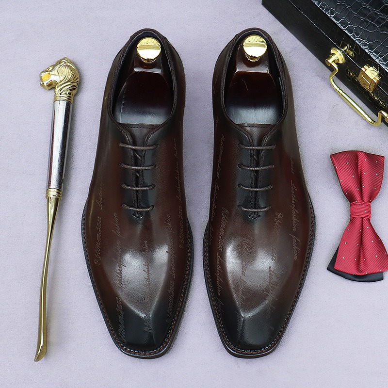 Chaussures Oxford en cuir véri - Men'S Formal Party Wear Shoes avis et prix