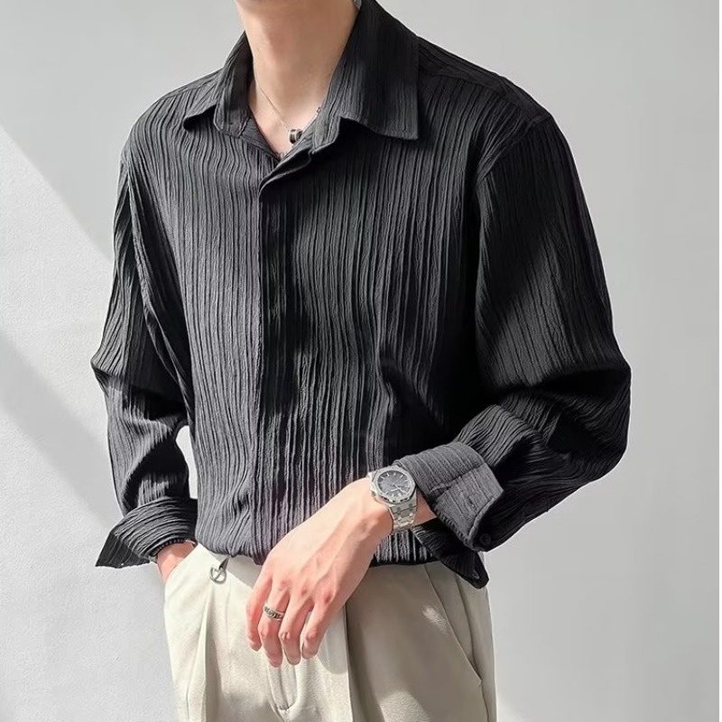 Chemise à manches longues pour - Korean Men Formal Wear avis et prix